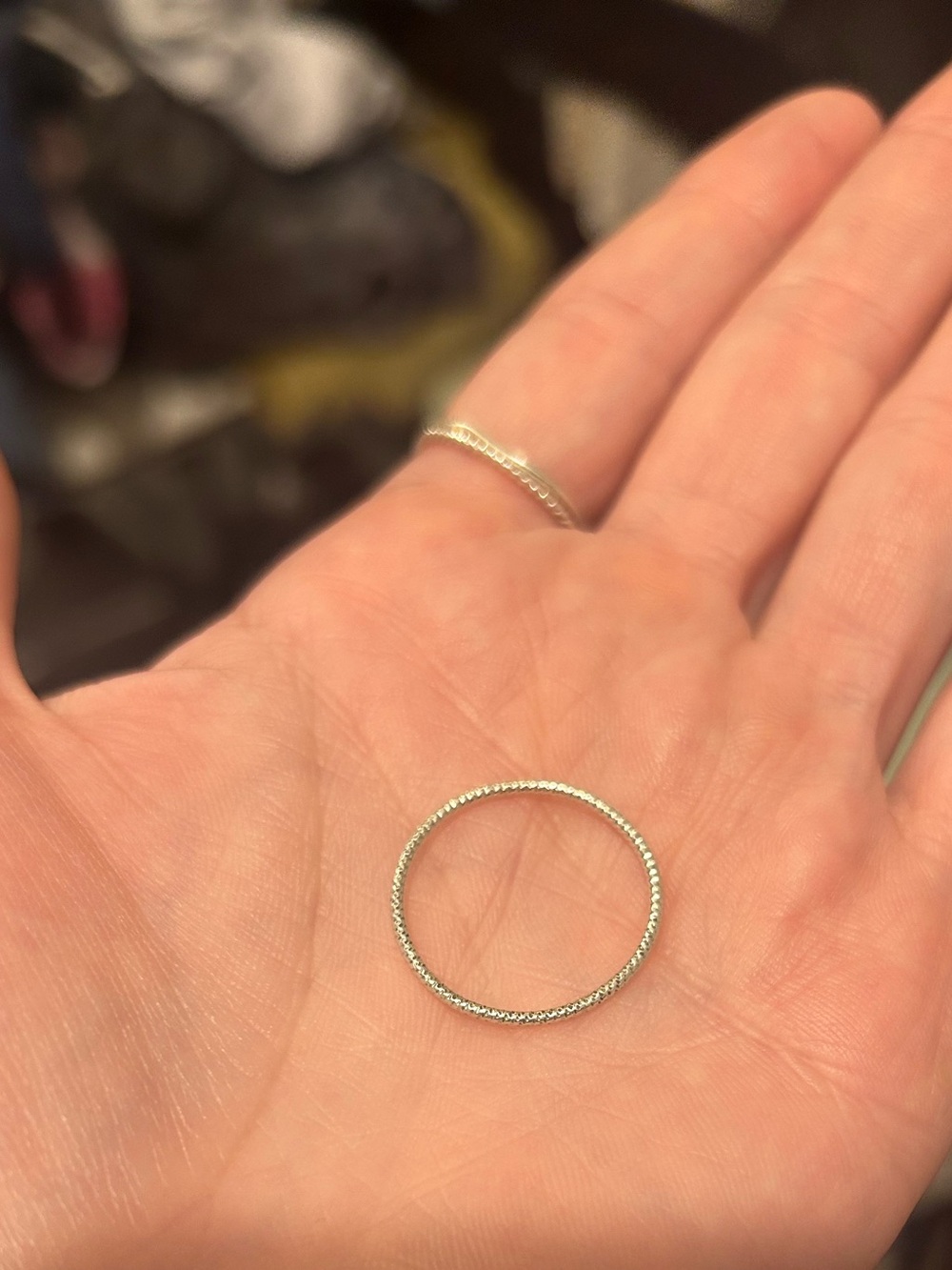Hello Adorn Sterling Silver Moonlight Band